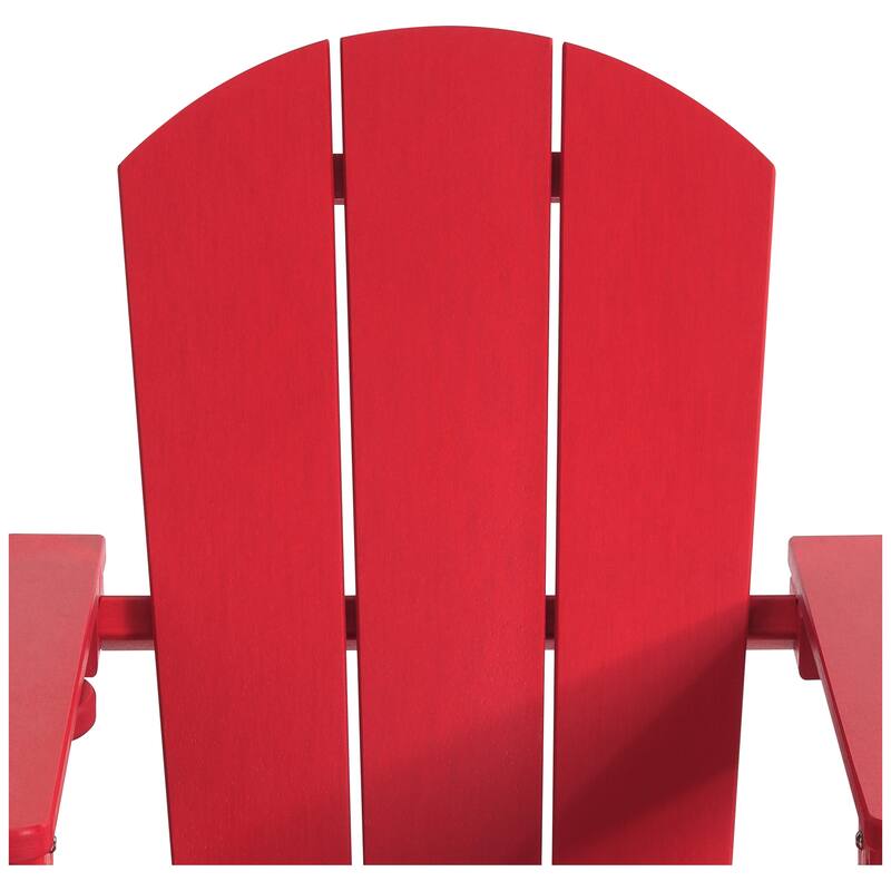 Laguna Kids Outdoor Poly Adirondack Chair with Cup Holder (Set of 2)