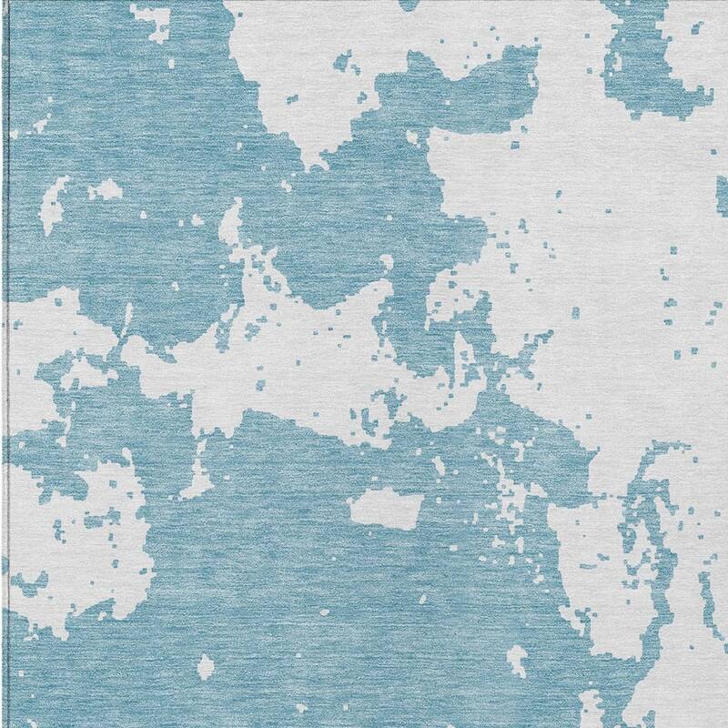 HomeRoots Abstract Transitional Rectangle Outdoor Rug