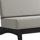 preview thumbnail 66 of 136, Outdoor Teak Wood Waterproof Armless Chair Loveseat with Cushions