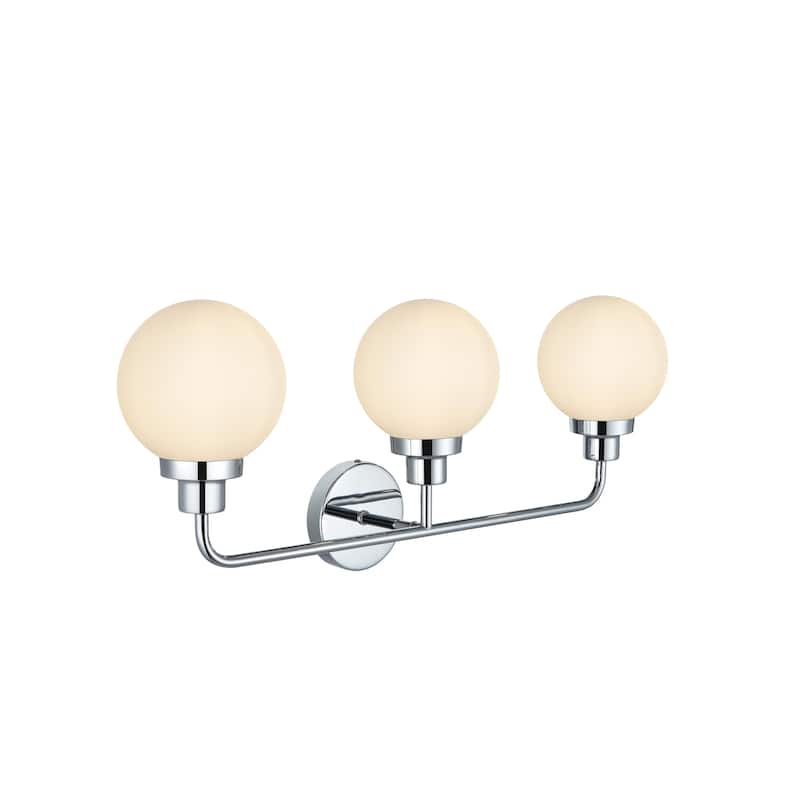 Elegant Lighting LD7034W28 Hanson 3 Light 28" Wide Vanity Light