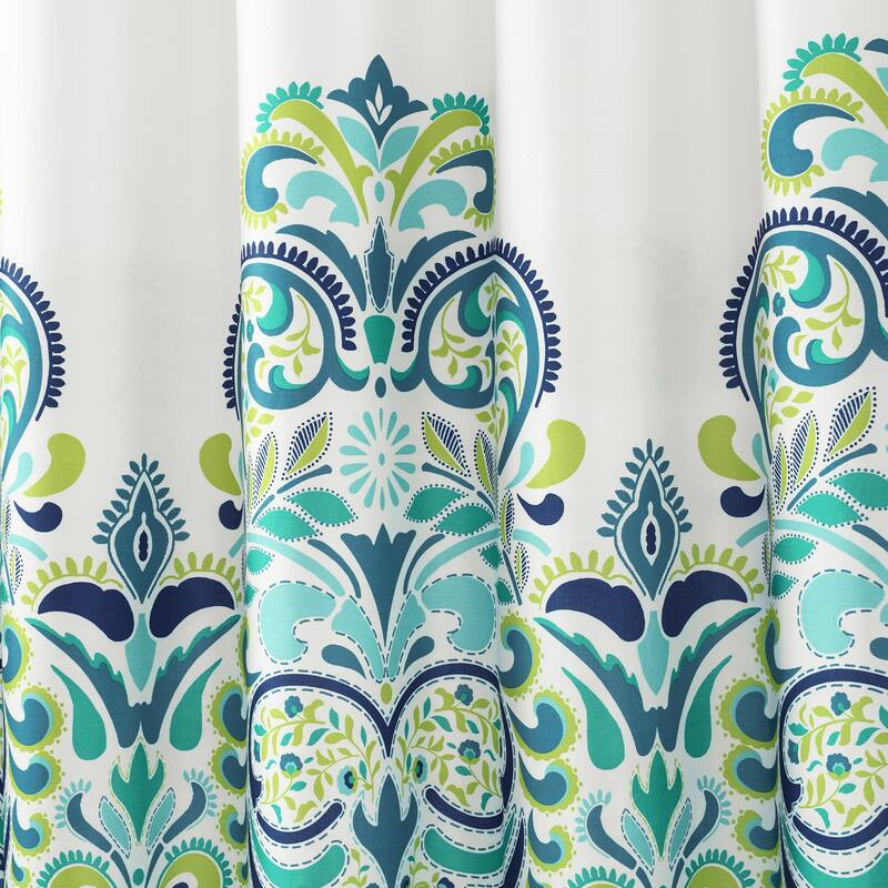 The Curated Nomad Lyon Damask Shower Curtain