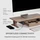 preview thumbnail 3 of 35, Jani Wood Monitor Stand Riser Desk - Ergonomic Design Stand, Desktop Organizer Table for Home, Office Workspace, Gaming Desk