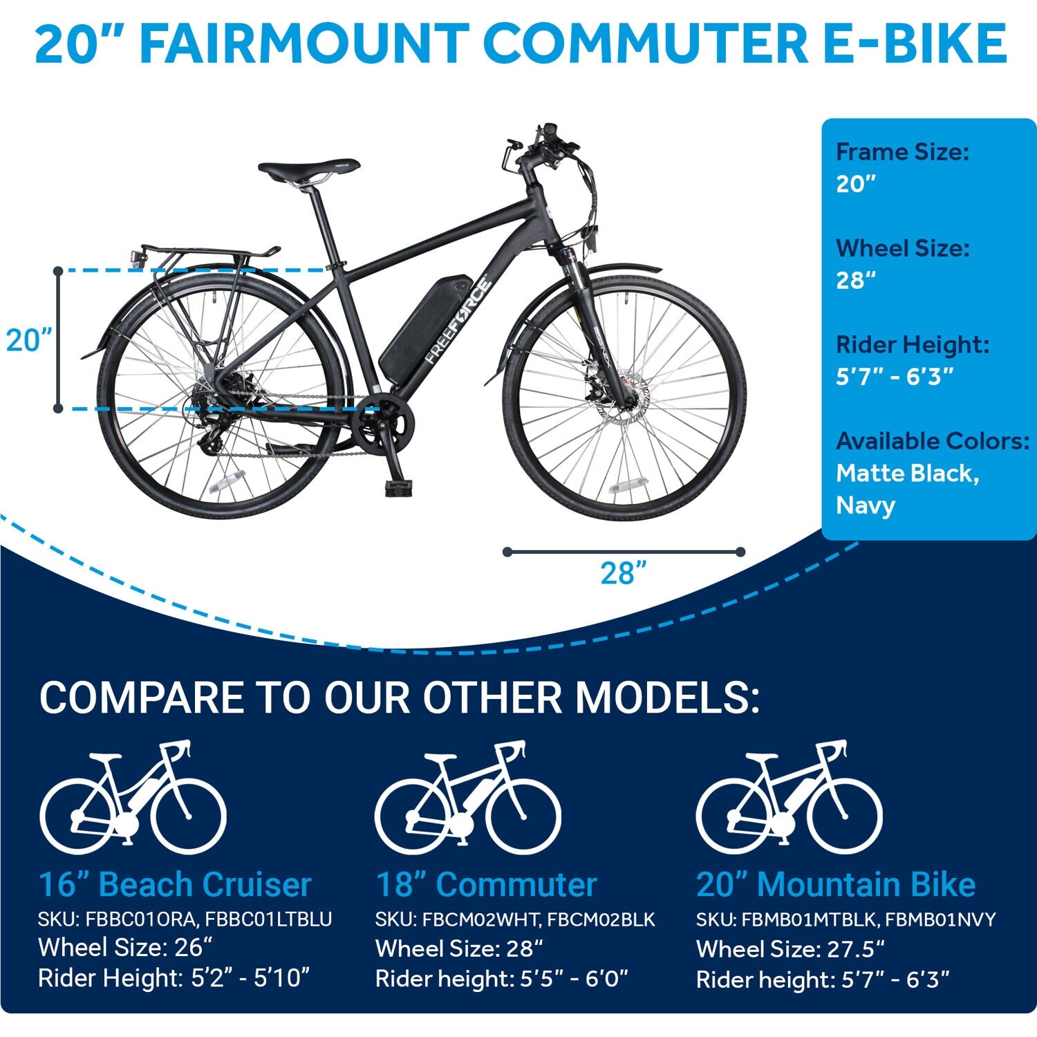 Matte black 2024 commuter bike