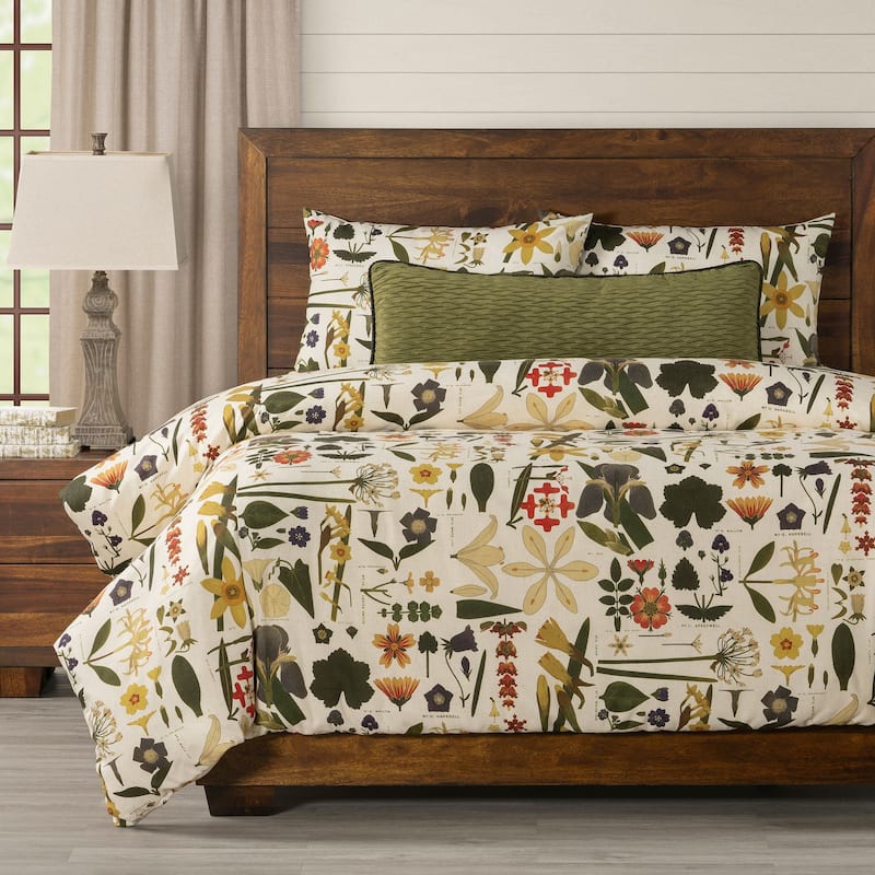 Smithsonian Take Root Duvet Set - Queen - 5 Piece