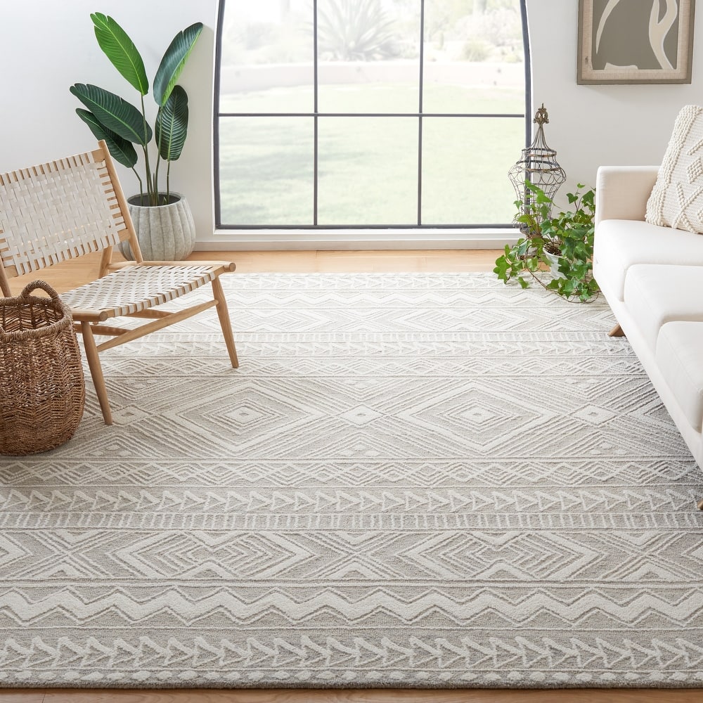 SAFAVIEH Handmade Metro Mirushe Boho Moroccan Wool Rug