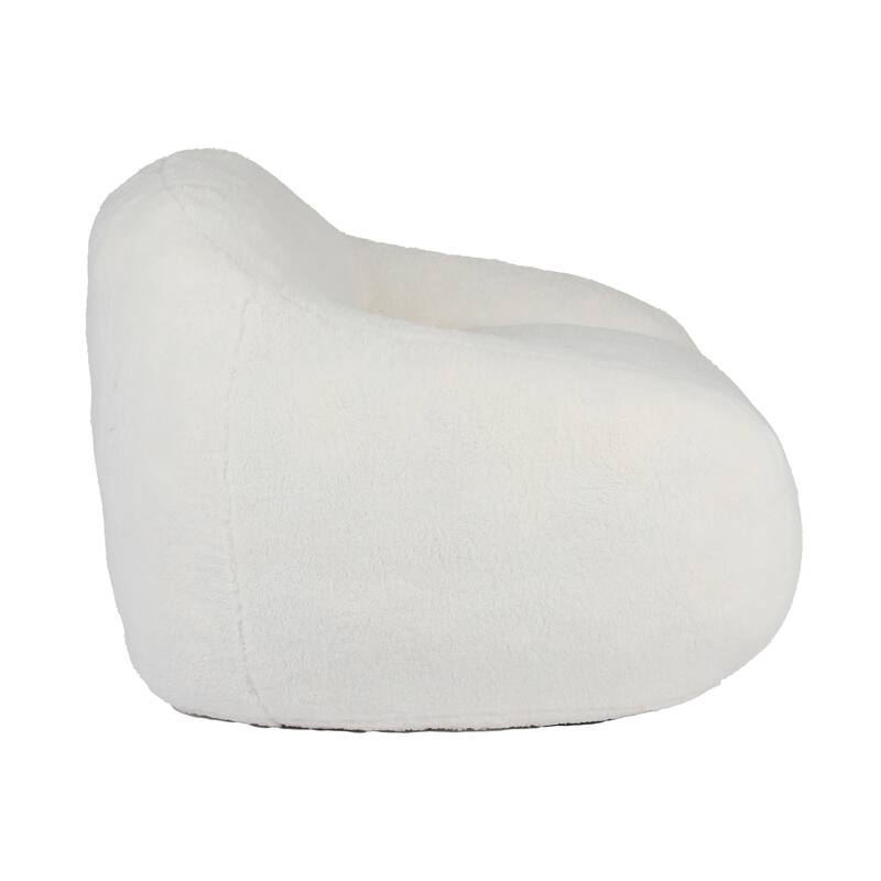 Oversized Memory Foam Bean Bag Chair Lazy Sofa with Armrests and Thick Backrest for Living Room Bedroom