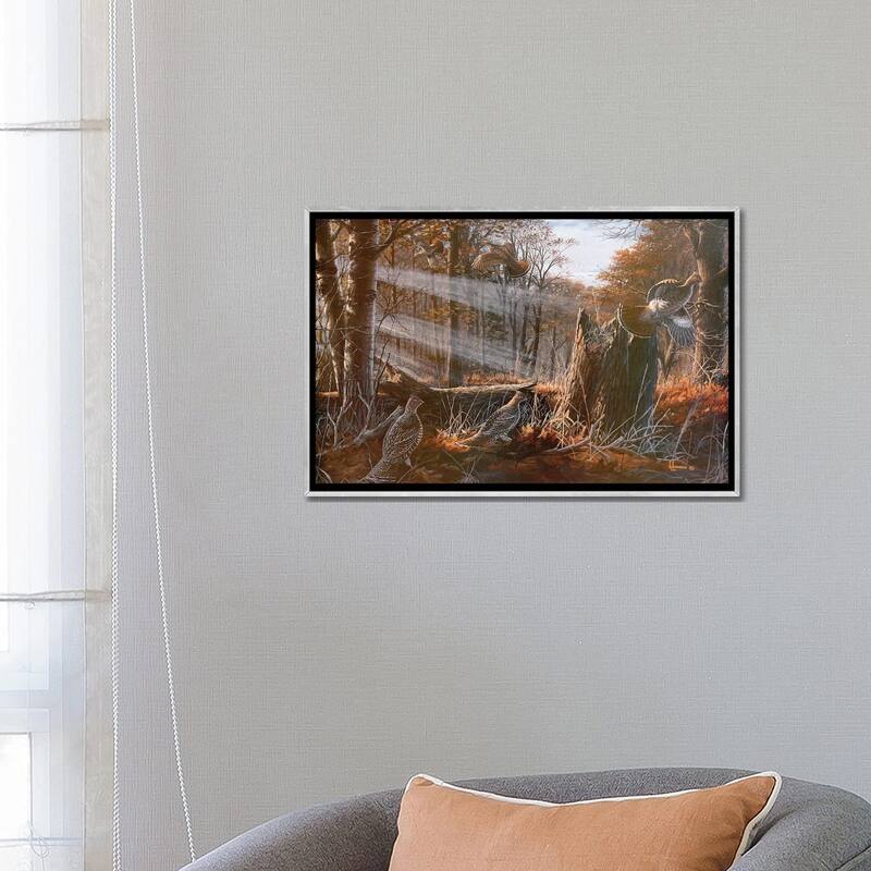 iCanvas "Royal Flush Ruffed Grouse" by Anderson Art Framed