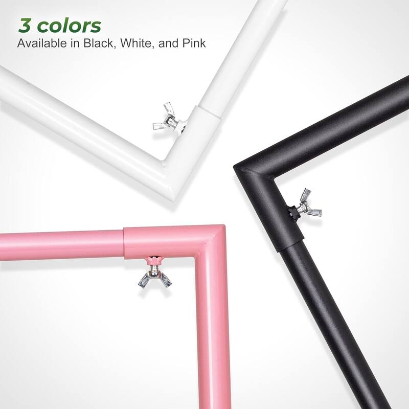 Walensee Over The Table Rod Stand with Clamps Adjustable 28"-43.5" Tall Table Arch Hanging for Wedding Party Decorations