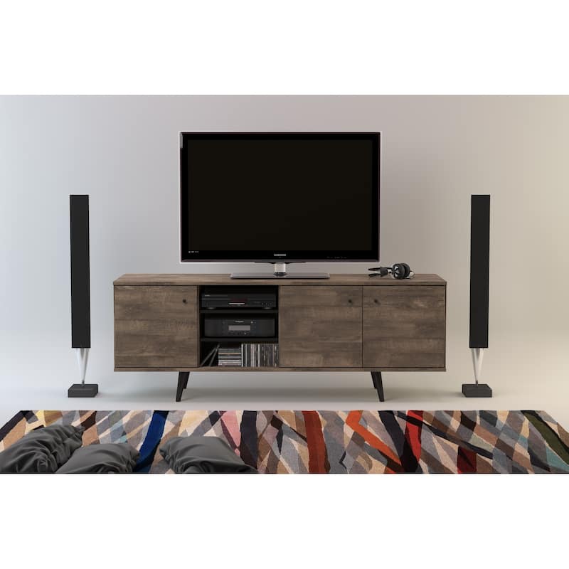 Carson Carrington Hitra Mid-century 3-cabinet TV Stand