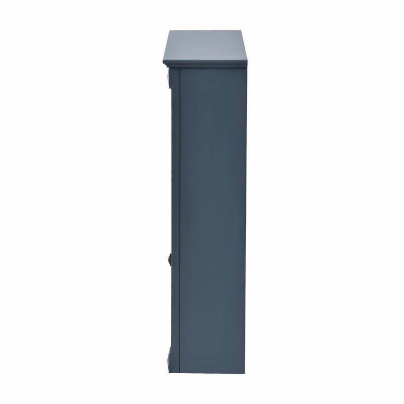24" x 27" Wall-Mounted Medicine Cabinet with Mirror and Over-the-Toilet Space Saver Storage