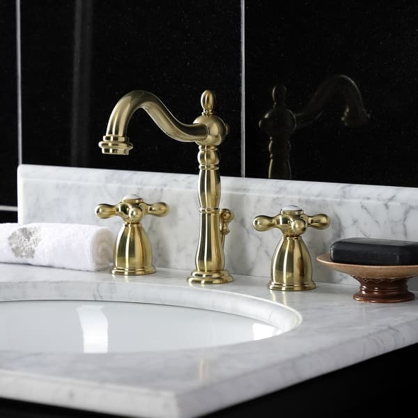 slide 2 of 42, Heritage 8 in. Widespread Bathroom Faucet