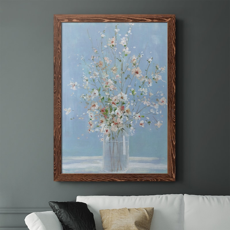 Cherry Blossom Arrangement-Premium Framed Canvas - Ready to Hang