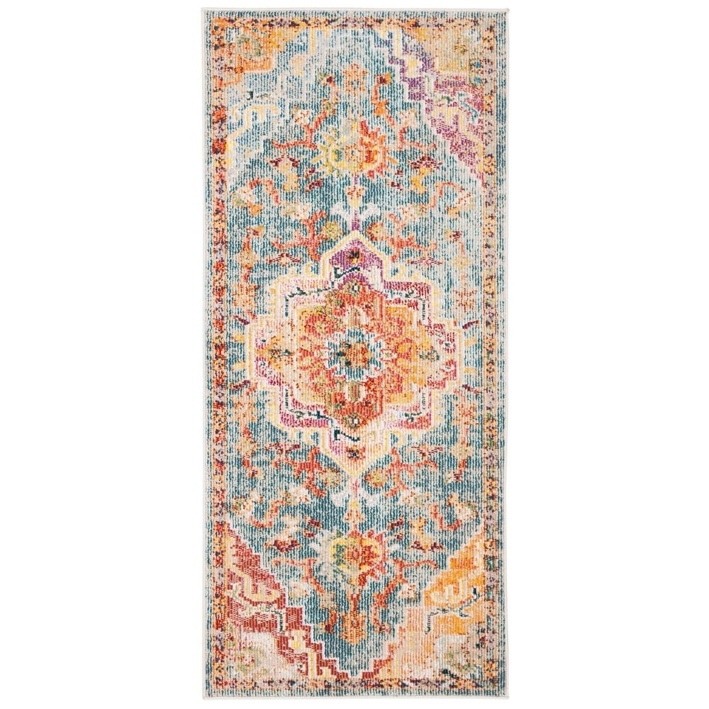 SAFAVIEH, Crystal Naimat Vintage Boho Medallion Rug