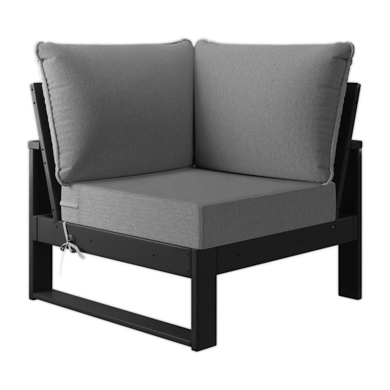 Endless Patio 6-Piece Deep Seating Set with Ottoman with Black Frame