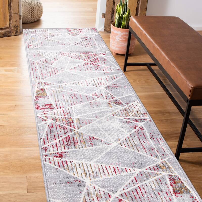 World Rug Gallery Geometric Modern Area Rug