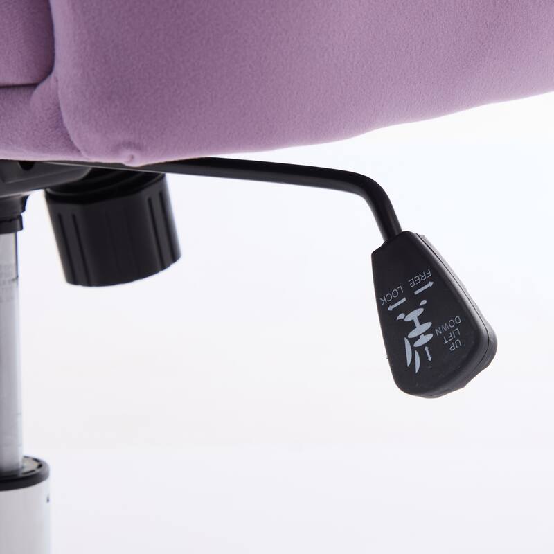 Ergonomic Adjustable Office Chair with Lumbar Support, Swivel Design, and Memory Foam Cushion
