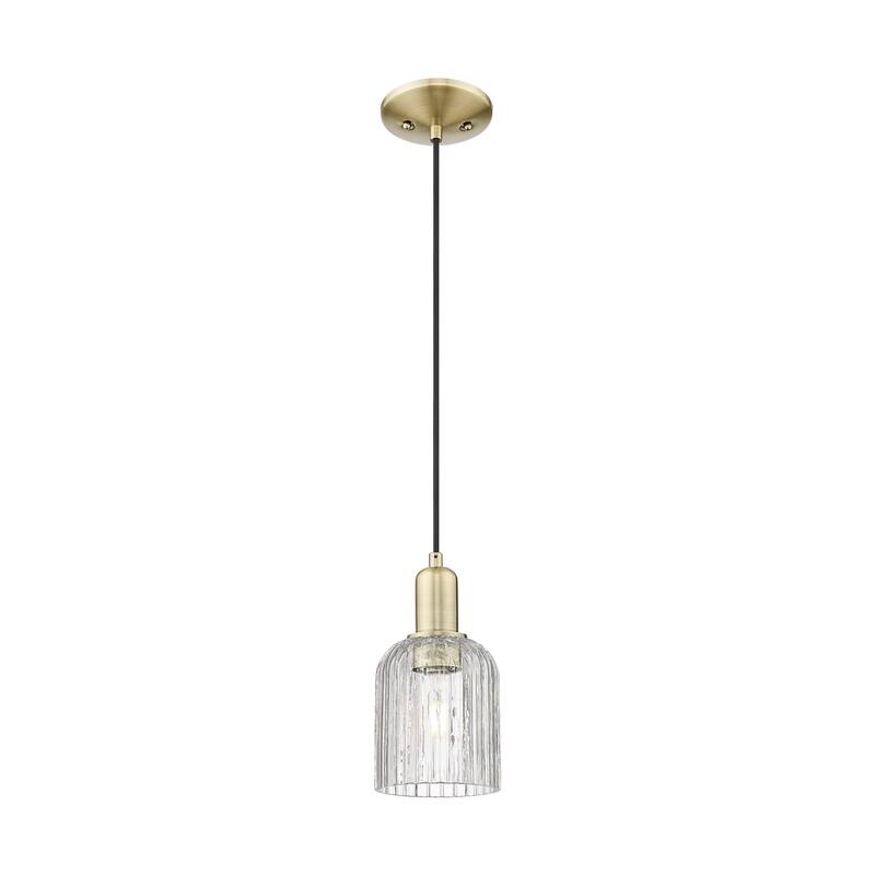 Innovations Lighting Downtown Urban - Bridal Veil - 1 Light 5" Cord Hung Mini Pendant
