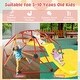 preview thumbnail 25 of 23, Kids Climbing Dome with Slide and Fabric Cushion for Garden Yard - 96" x 72" x 36" (L x W x H)