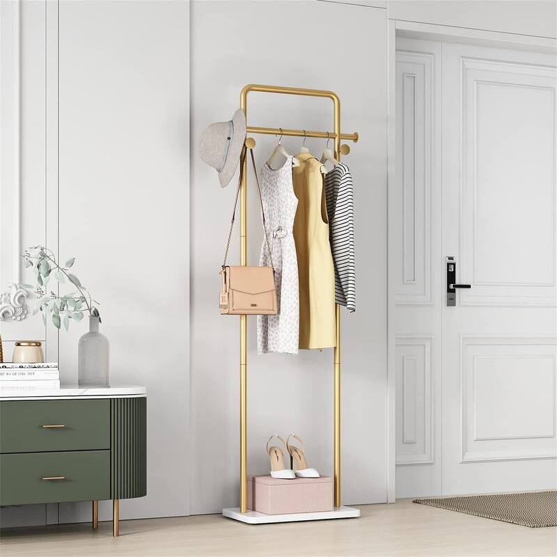 Gold Clothing Racks for Boutiques