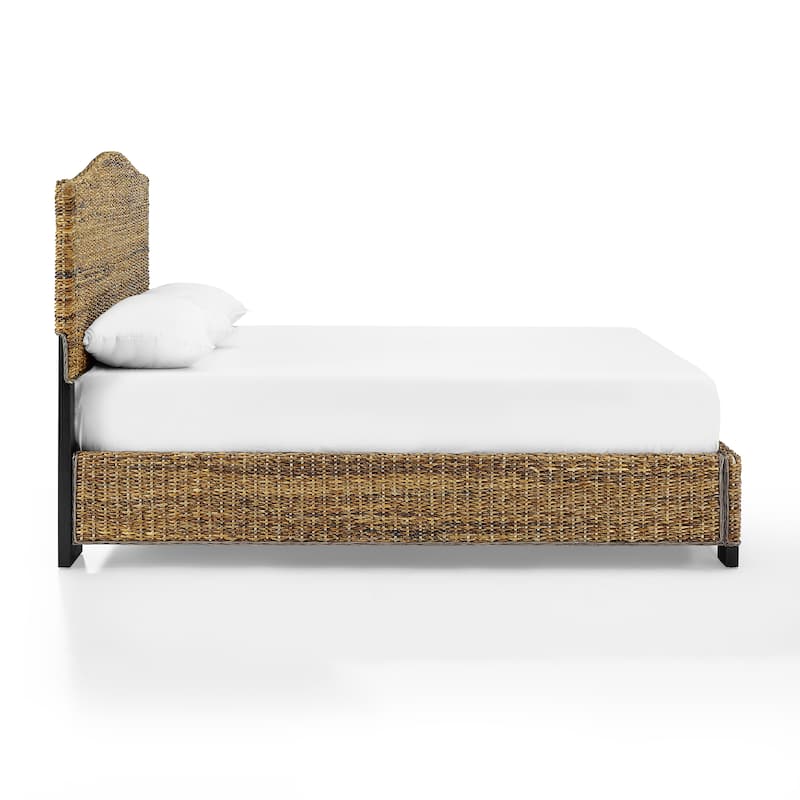 Crosley Serena Rattan King Bed