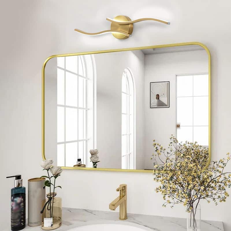 23.6'' Dimmable Intergrated LED Wall Sconce 6000K Bathroom Vanity Light