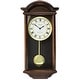 preview thumbnail 1 of 3, Bedford Clock Collection George 22In Chestnut Pendulum Wall Clock