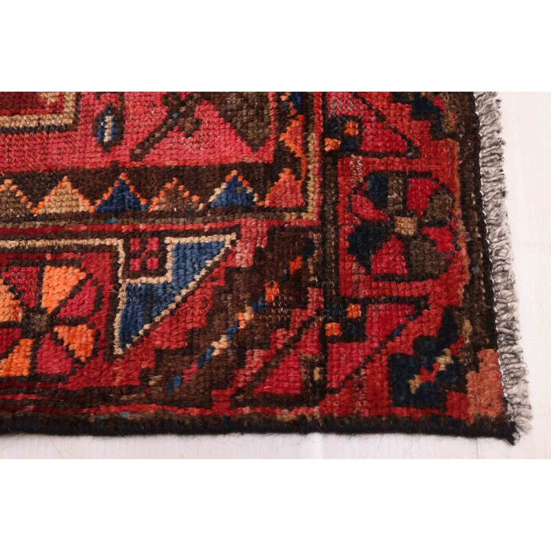 ECARPETGALLERY Hand-knotted Antalya Vintage Dark Red Wool Rug - 4'1 x 6'6