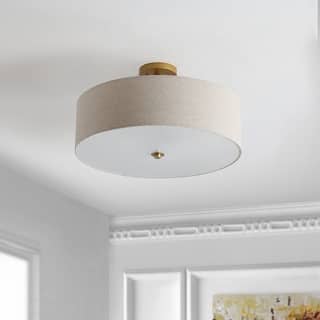 SAFAVIEH Lighting Jolana Flush Mount - 20" W x 20" D x 12" H