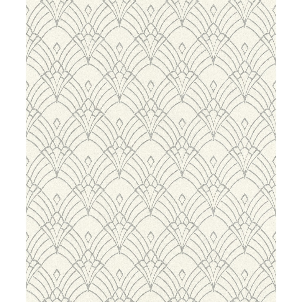 Rasch Rooney White Fan Wallpaper