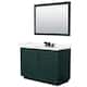 Option Green, Black Trim, Giotto Quartz Top