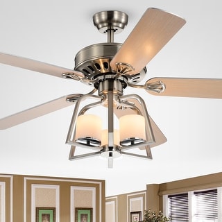 Nickel 52-inch 5-blade Ceiling Fan - Bed Bath & Beyond