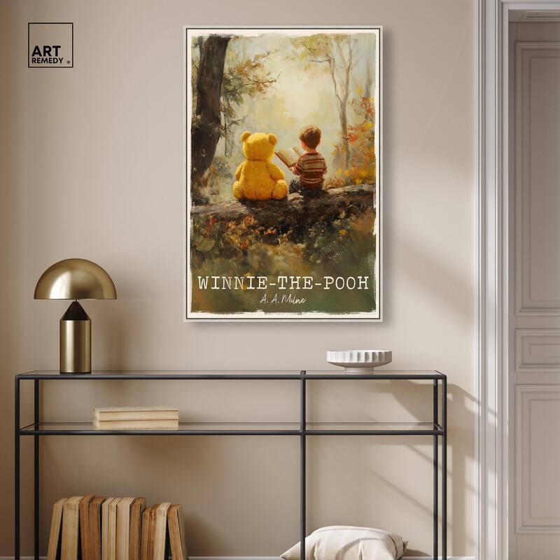 Classic Winnie the Pooh Canvas by Art Remedy