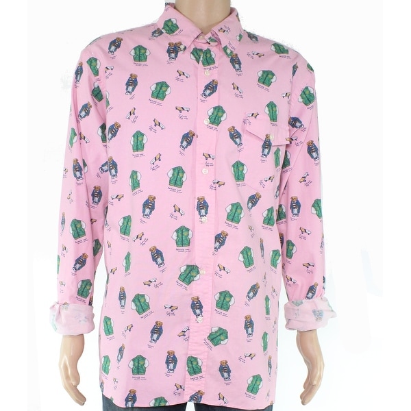 Pink and green shirt mens clearance