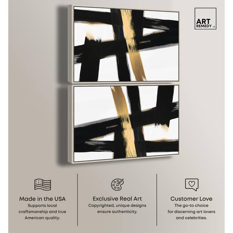 Simple Perfume Bow Canvas by Art Remedy