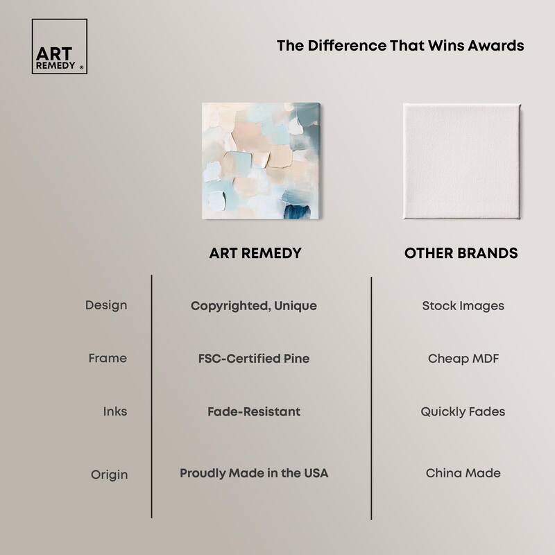 Celadon Haze I Canvas by Art Remedy, Gallery Wrapped