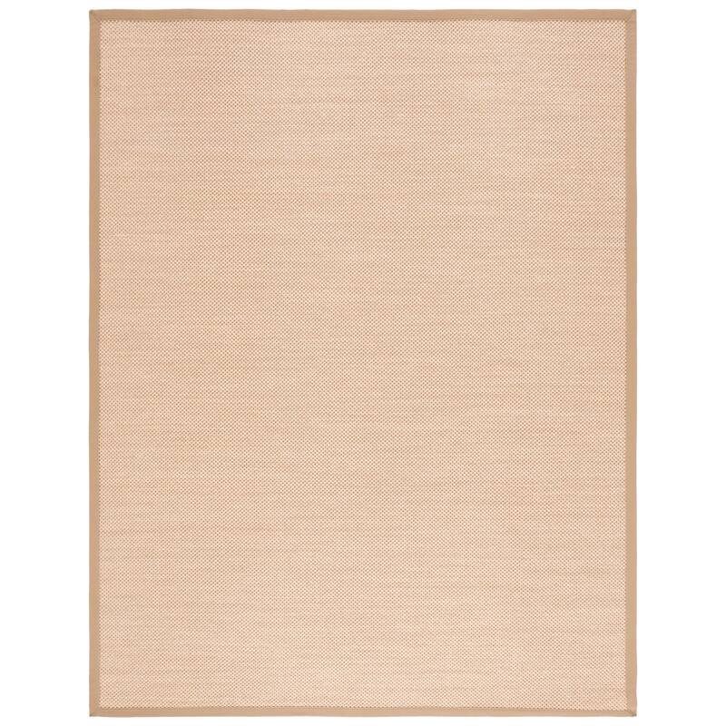 SAFAVIEH Natural Fiber Venus Casual Border Sisal Rug - 11' x 15' - Maize/Linen