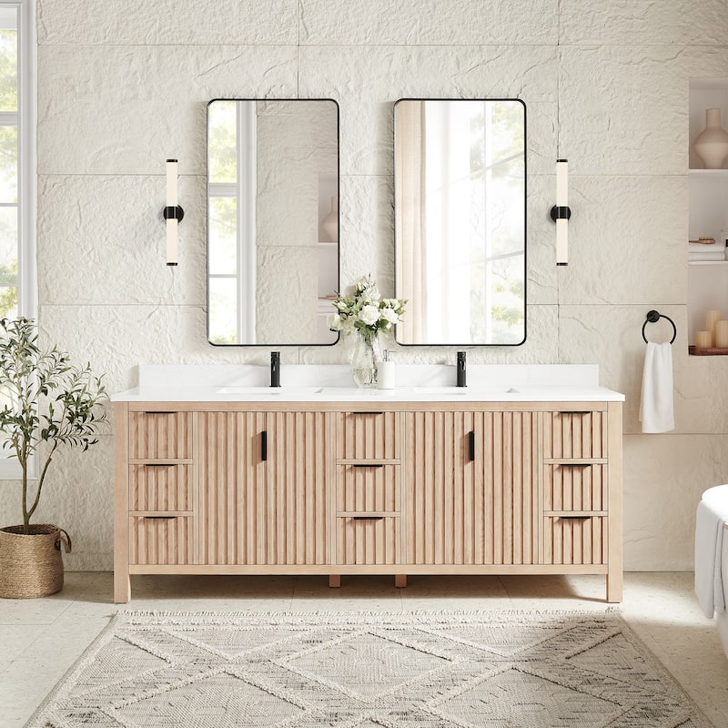 Shenzhen Bath Vanity with Composite Stone Top without Mirror