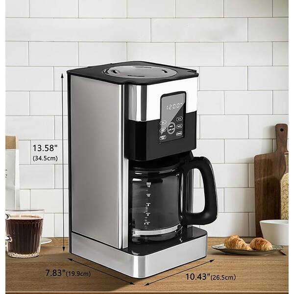 Coffee Maker 12 Cup Programmable, Digital Coffee Machine - Bed Bath &  Beyond - 40223813
