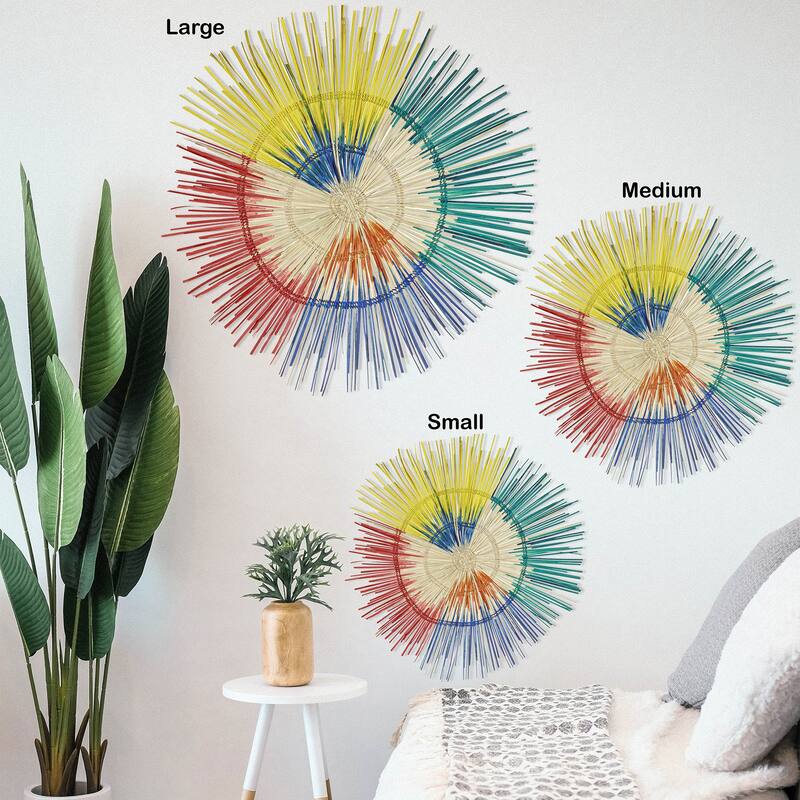 Global Crafts Large Sun Plate Wall Decor