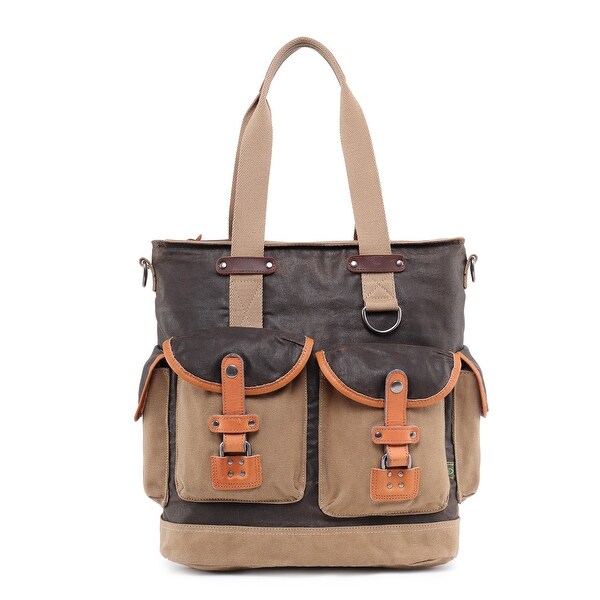 TSD Brand Tapa Two-Tone Canvas Tote. Opens flyout.