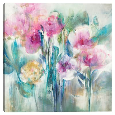 Peonies by K. Nari Canvas Art Print