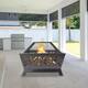 Iron Fire Pit Outdoor
