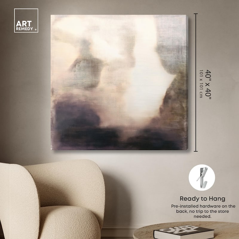 Pale Taupe I Canvas by Art Remedy, Gallery Wrapped