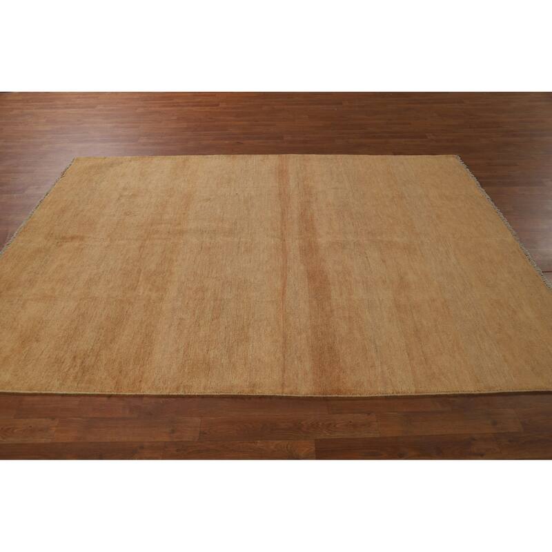 Modern Gabbeh Oriental Area Rug Contemporary Hand-Knotted Wool Carpet - 5'0" x 8'0"