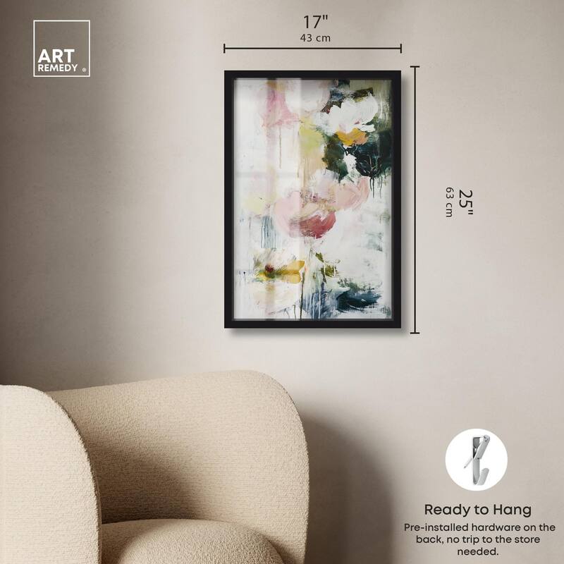 Dripping Colors IV Shadowbox by Art Remedy