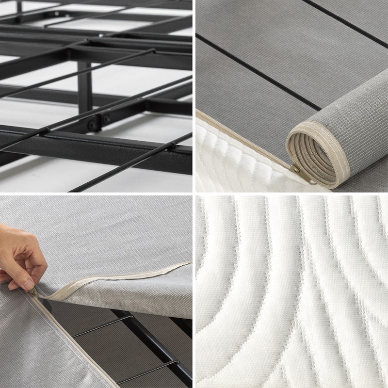 Priage by Zinus 4 inch Low Profile BiFold Mattress Foundation