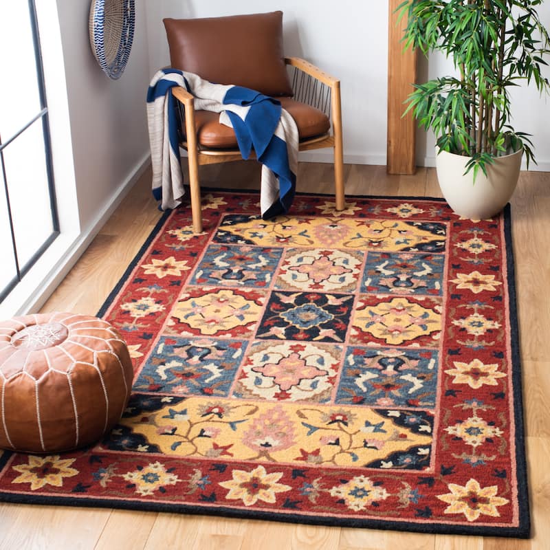 SAFAVIEH Handmade Aspen Orestina Wool Rug - 8' x 10' - Red/Gold