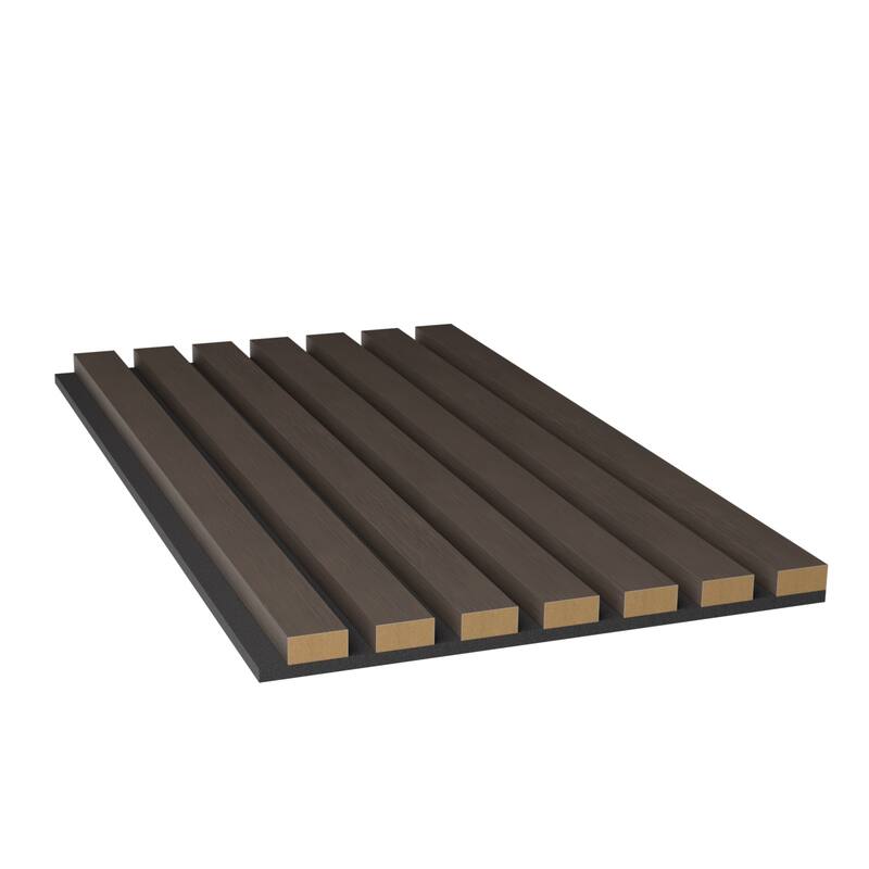 AcoustixPro Noise Cancelling Traditional Small Slat Wall Panel (2 Pack)