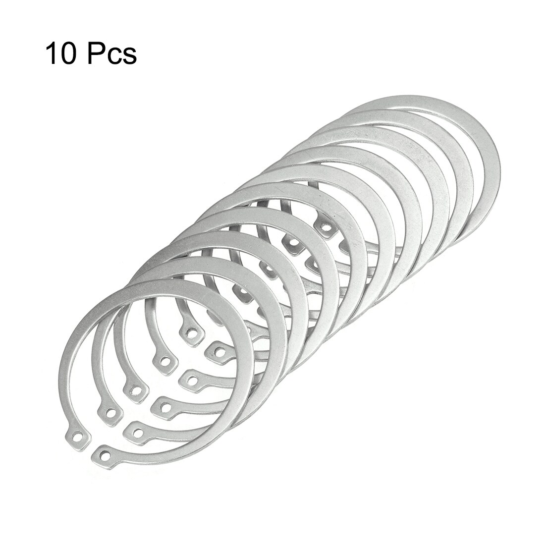 10Pcs 48mm Spring Steel External Retaining Rings