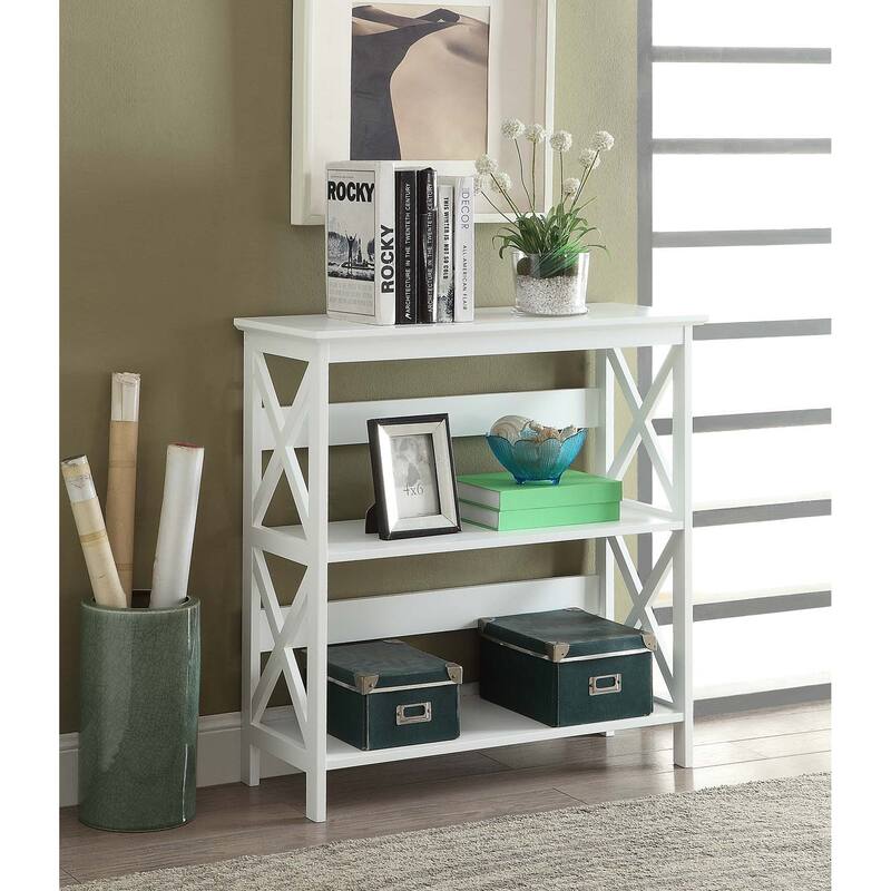 Convenience Concepts Oxford 3 Tier Bookcase - White